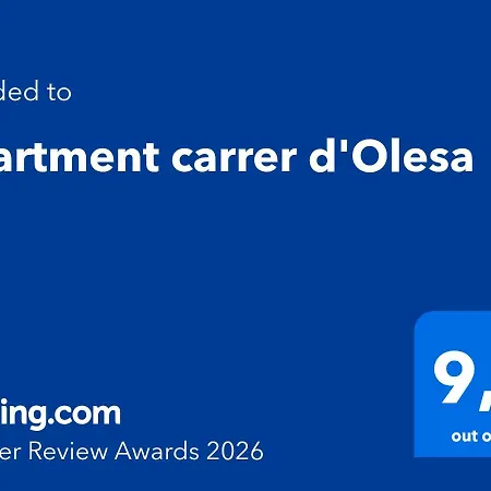 Carrer D'olesa Apartament